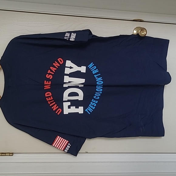 FDNY Engine 1 Ladder 24 Sept 11th, 911 Tee - Picture 2 of 6